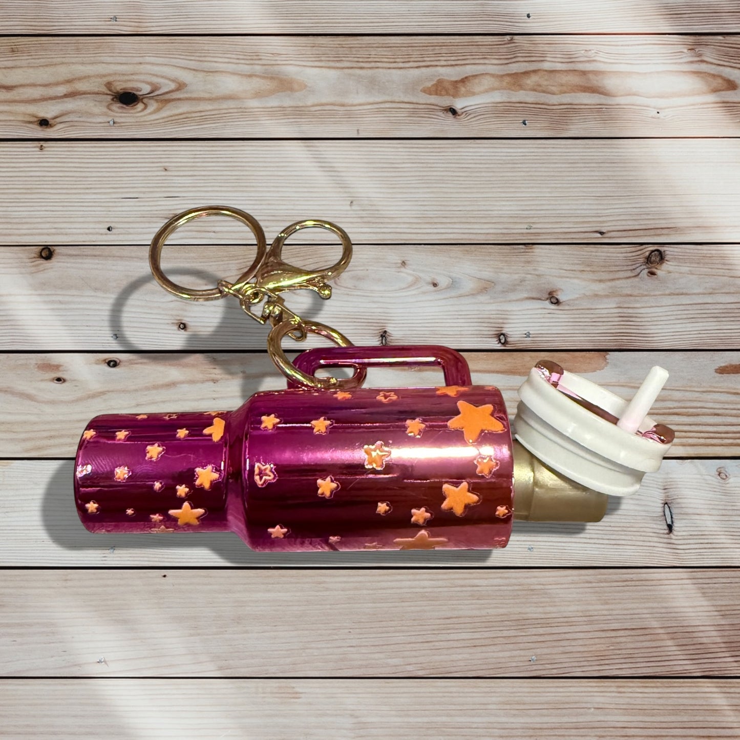 Mini Tumbler Keychain – Stars
