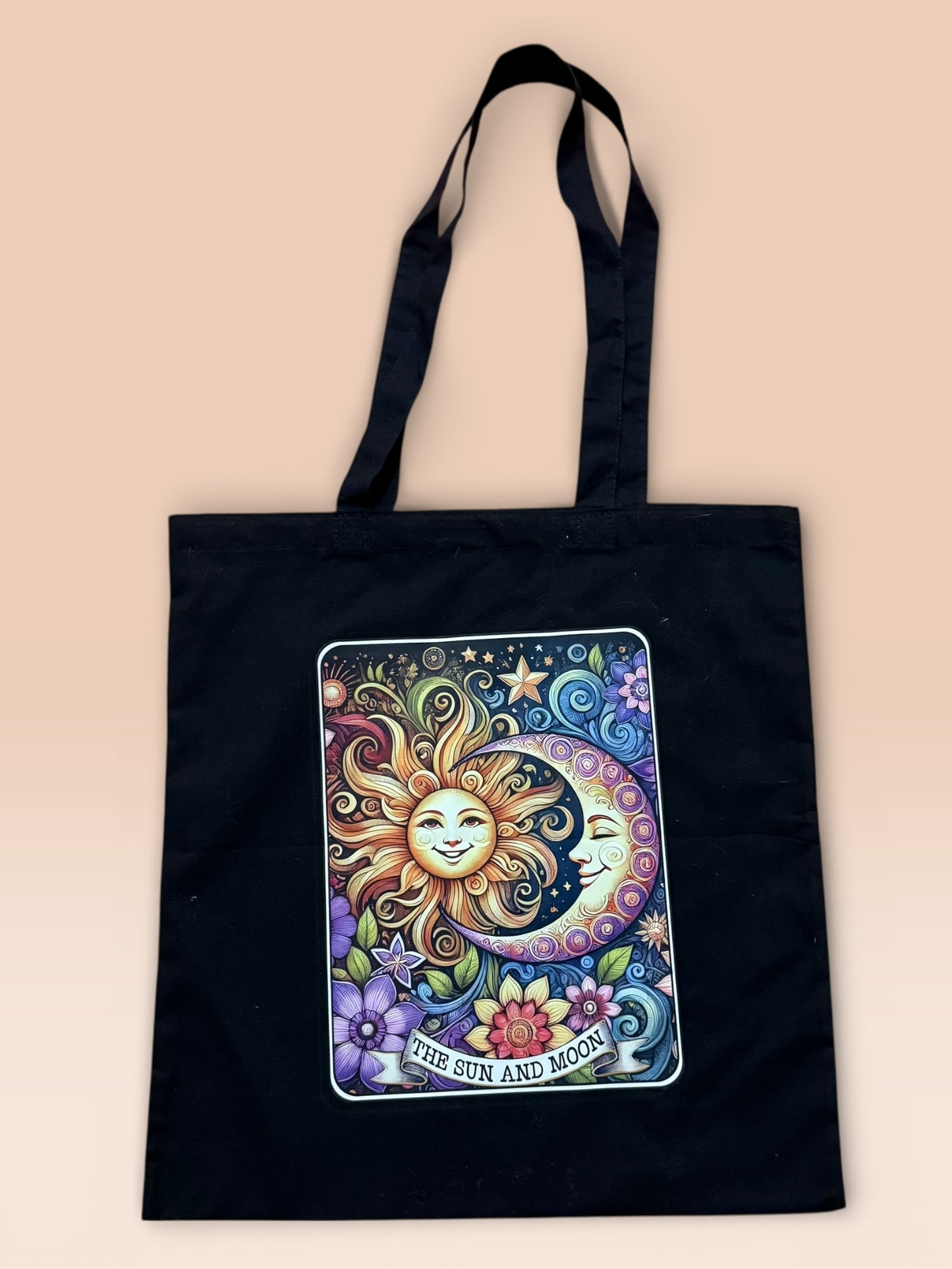 Sun Moon Tarot Card Tote Bag