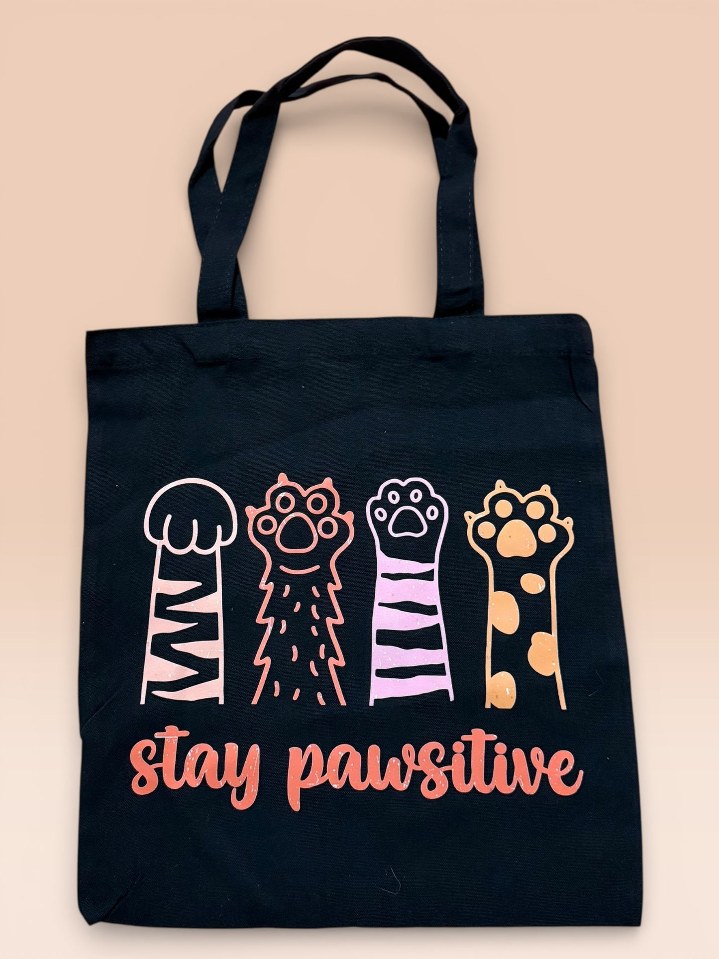 Stay Pawsitive Tote Bag