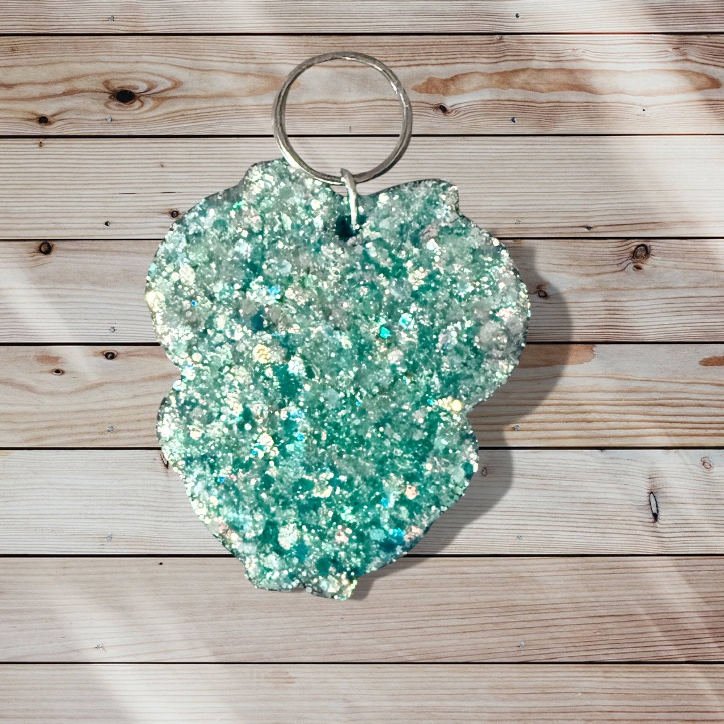 Glitter Acrylic Keychain - Owl