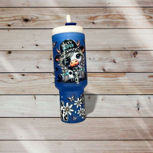 Mini Tumbler Keychain – Salty Heifer