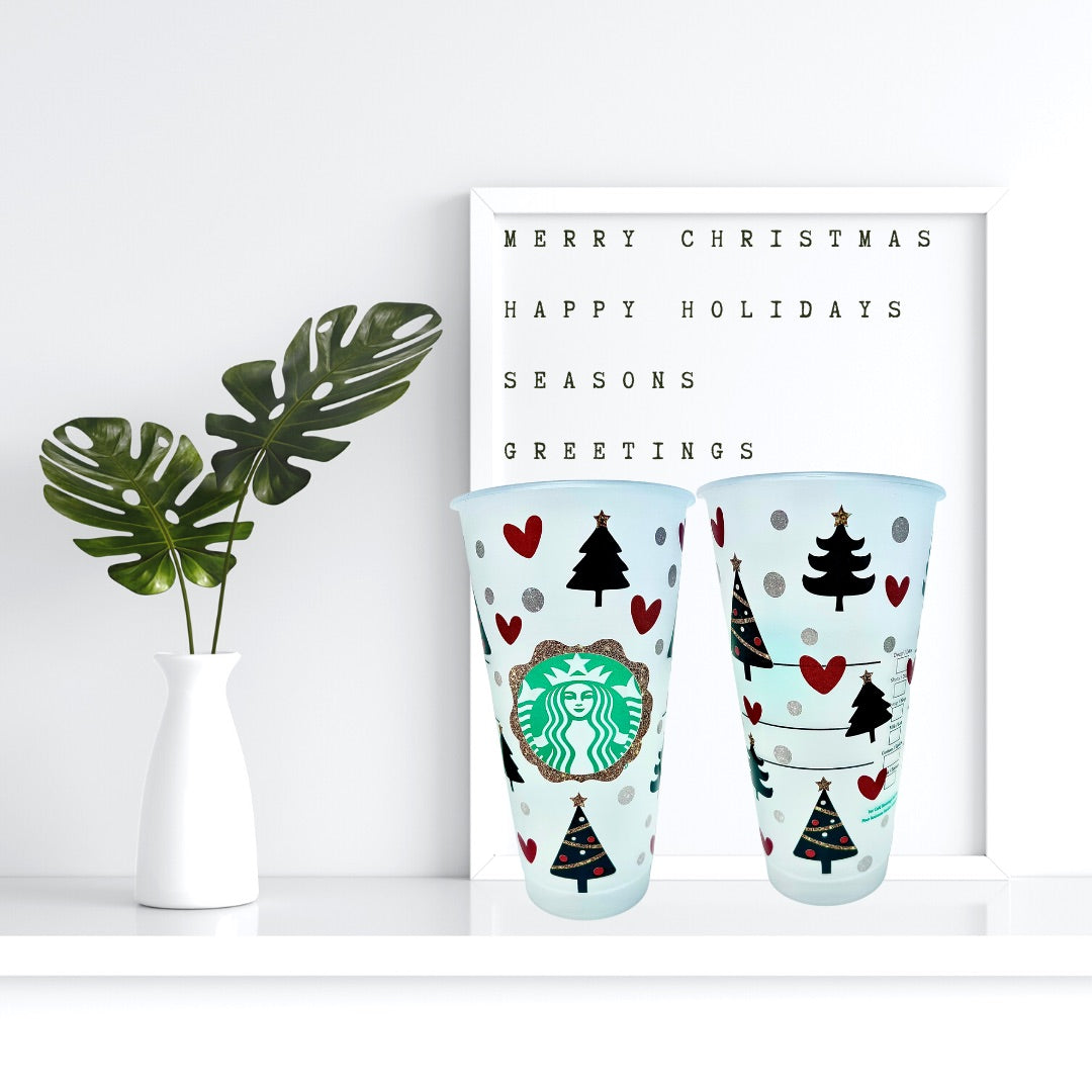 Christmas tree Starbucks cup – Fire Girl Design